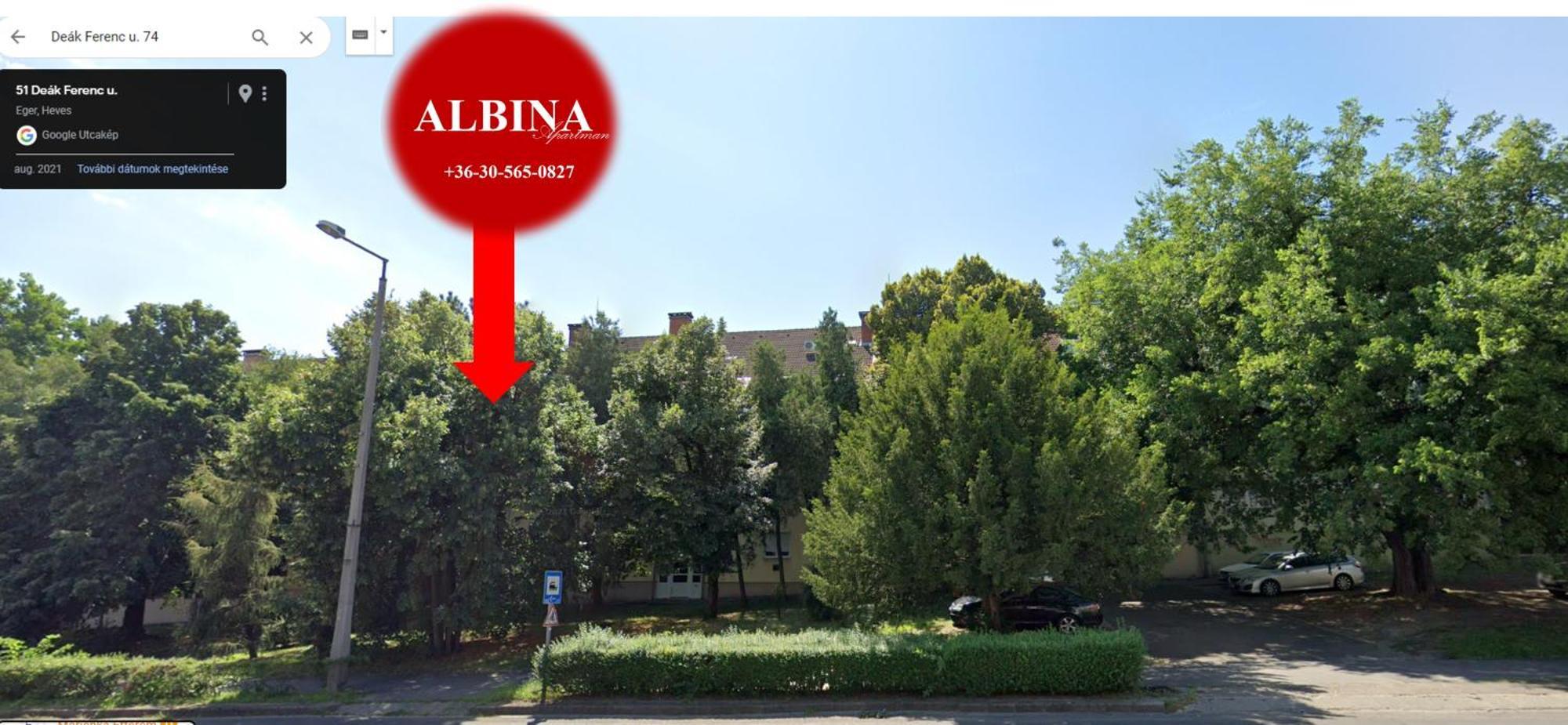 Albina Apartman Eger Exterior foto